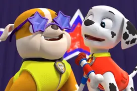 狗狗巡逻队 毛毛小砾比赛唱歌 汪汪队立大功