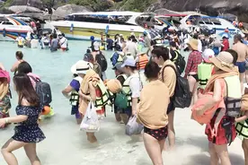 春节中国游客挤爆泰国    斯米兰海岛上全是中国人视频封面