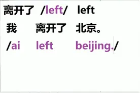 每天早上开始背单词：离开了left原形leave视频封面