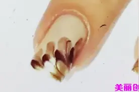 简单快速画出漂亮图案，小白一看都会画指甲了，美甲就这么简单