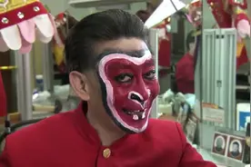 六小龄童是如何化妆成美猴王的，请看……