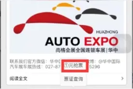 第十四届华中国际车展正确获取门票方式图片