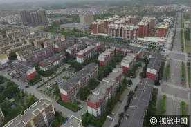 汶川地震八周年，航拍北川新县城和地震遗址图片