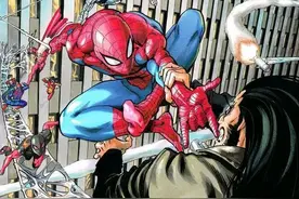 《一拳超人》作者新画作蜘蛛侠 画功超高透视效果棒图片