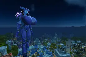 用《魔兽世界》游戏来还原电影预告图片