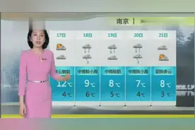 中央气象台：18日～21日，南京迎来降雨，温度降至10℃以下视频封面