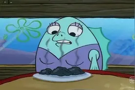 海绵宝宝之章鱼哥的黑暗料理，蟹堡王的厨房差点烧了