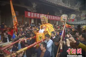 妈祖金身回娘家巡安图片