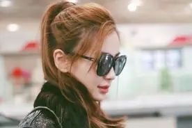 Baby前往录制新一季跑男，皮衣配长靴酷感十足图片