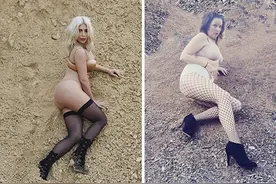 澳洲大妈模仿明星照各种扮丑 网友直呼：人才啊图片