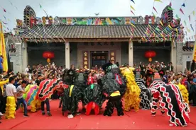 清远：500年白米埔朱氏大宗祠重修落成 5000名宗亲欢聚一堂图片