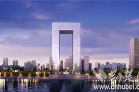 武昌区招商引资重大项目开工 长江边将竖起238.6米江城之门图片