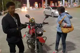 从河池到博白，这位大哥骑摩托载着妻子上高速，最后在玉林东……图片