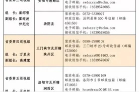十届河南省委第三轮巡视全部进驻「附进驻情况一览表」图片