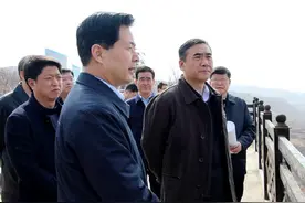 副省长李斌调研指导我县环保及生态建设工作图片