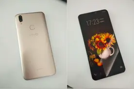 vivo V9真机再曝:后置指纹+双摄+刘海屏图片