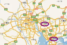 滴滴出行软件地图出错 公明、沙井、松岗划为东莞图片