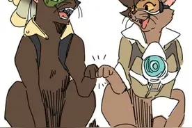 韩国画师手绘萌喵版《守望先锋》 脑洞奇大不忍直视图片