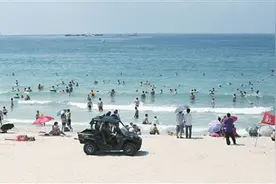 大东海景区设三道“安全阀” 为游客安全“上锁”图片