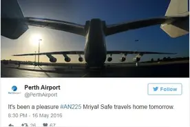 世界最大运输机安-225造访澳大利亚：吸引上万民众围观图片