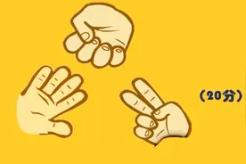 3个小孩猜拳，分别出剪子、石头、布，问有多少根手指？