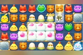 开心消消乐1357关：充分利用闪电鸟放大招