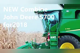 约翰迪尔2018新型S790i联合收割机 在法国农场收割作业视频封面