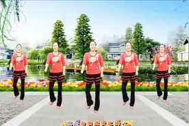 广场舞《心痛DJ》简单动感32步编舞；杨丽萍