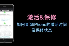 如何查询iPhone的激活时间及保修状态？