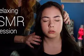 ASMR，红姐姐的头发和耳朵抚摸，很舒服的感觉视频封面