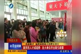 博士硕士排队应聘  福州新春首招要求高待遇好视频封面