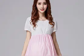 短袖孕妇装，准妈妈们清爽美丽的夏天图片