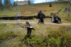 《最终幻想15》最新实机演示 男主狂秀华丽魔法技！图片