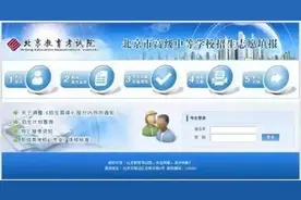 奉上2015北京中考志愿填报流程，供考生家长学习参考图片