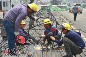 石家庄和平路高架西延工程全线开工图片