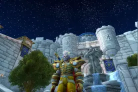 人类战士板甲幻化：黄金套 暴风城永不陷落图片