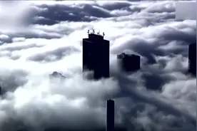 实拍东京现浓雾奇景  摩天大楼云雾中漂浮视频封面