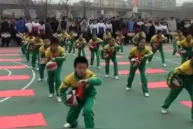 凌水小学篮球操，中国篮球有希望了！！视频封面