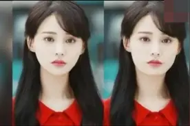 小v脸女星P成大方脸，章泽天low爆，她却美得不可方物？