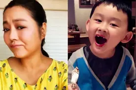 47岁王茜华全家照，素颜漂亮端庄，儿子浓眉大眼，导演老公超有才视频封面