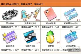 QQ飞车集端午粽子 领圣光使者等极品奖励图片