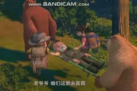 熊出没：为了国家财产受到最低损坏，老爷爷竟然没跳伞视频封面