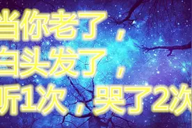 感情段子：当你老了，白头发了，听1次，哭了2次视频封面