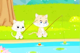幼儿经典童话故事《小猫钓鱼》