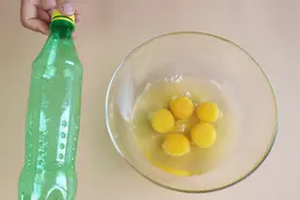 打蛋器还用花钱买？姑娘一个塑料瓶就搞定，关键省钱又实用，厉害