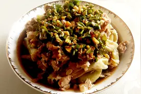 茄子别老炒着吃 教你凉拌肉末茄子 简单好吃易学