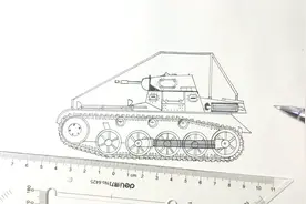 画一辆二战德军装甲部队这款战车，外面这个铁框是干什么用的？视频封面