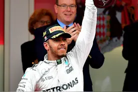 F1摩纳哥站汉密尔顿夺冠图片