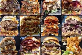 你吃过30层的汉堡吗？图片