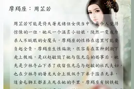 金庸笔下女主角，都是什么星座的？图片